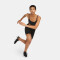 NIKE One Mid-Rise Tights Damen black/white XS