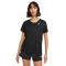 NIKE Dri-FIT Race Laufshirt Damen black/reflective silver M
