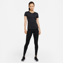 NIKE Dri-FIT One Traininingsshirt Damen black/white XS