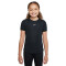 NIKE Dri-FIT One Trainingsshirt Mädchen black/white S (128-137 cm)