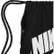 NIKE Heritage Gymsack 13 Liter 010 - black/ black/black/white