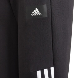 adidas Future Icons 3-Streifen Tapered-Leg Trainingshose Kinder black/white 140