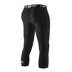 G-FORM Pro gepolsterte 3/4 Tights black XS