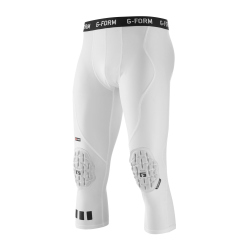 G-FORM Pro gepolsterte 3/4 Tights white L