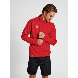 hummel Core XK Poly 1/2-Zip Trainings-Top Herren true red XXL