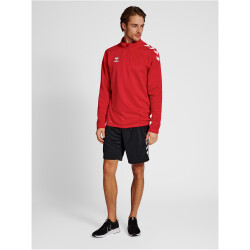 hummel Core XK Poly 1/2-Zip Trainings-Top Herren true red XXL