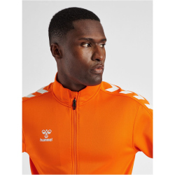 hummel Core XK Poly 1/2-Zip Trainings-Top Herren orange tiger 3XL
