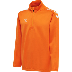 hummel Core XK 1/2-Zip Sweatshirt Kinder orange tiger 128