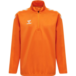 hummel Core XK 1/2-Zip Sweatshirt Kinder orange tiger 140