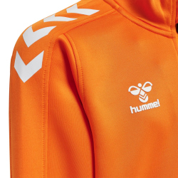 hummel Core XK 1/2-Zip Sweatshirt Kinder orange tiger 140
