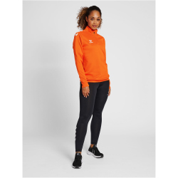 hummel Core XK 1/2-Zip Sweatshirt Damen orange tiger XXL