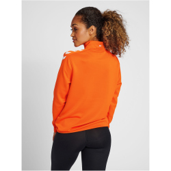 hummel Core XK 1/2-Zip Sweatshirt Damen orange tiger L