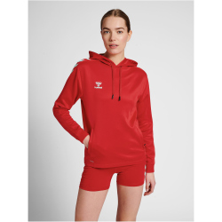 hummel Core XK Poly Hoodie Damen true red XXL