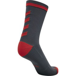 hummel Elite Indoor Socken kurz ebony/flame scarlet 35-38