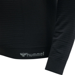hummel hmlSTROKE 1/2-Zip Seamless Funktionsshirt Herren black L