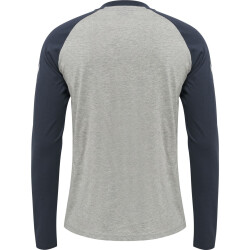 hummel hmlLEGACY Blocked Langarmshirt Herren blue nights XXL