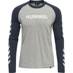 hummel hmlLEGACY Blocked Langarmshirt Herren blue nights XXL