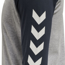 hummel hmlLEGACY Blocked Langarmshirt Herren blue nights XXL
