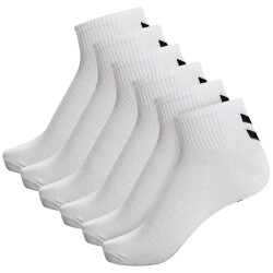 6er Pack hummel hmlCHEVRON halblange Socken white 36-40