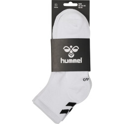 6er Pack hummel hmlCHEVRON halblange Socken white 36-40