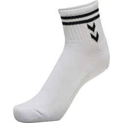 4er Pack hummel hmlSTRIPE Mix halblange Socken white/black 36-40
