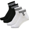 4er Pack hummel hmlSTRIPE Mix halblange Socken white/black 36-40