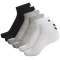 6er Pack hummel hmlCHEVRON halblange Socken white/black/grey 36-40