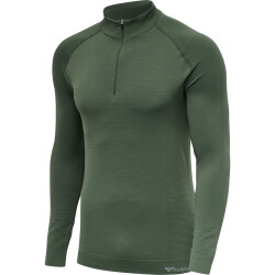 hummel hmlSTROKE 1/2-Zip Seamless Funktionsshirt Herren...