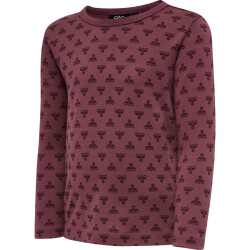 hummel hmlVILMO Langarmshirt Kinder roan rouge 110