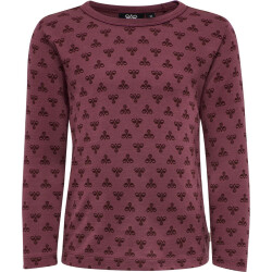 hummel hmlVILMO Langarmshirt Kinder roan rouge 110