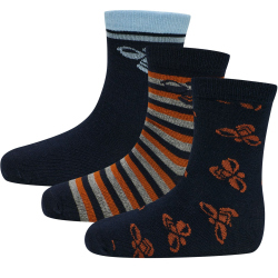 3er-Pack hummel hmlALFIE Kinder Socken black iris 24-27