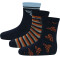 3er-Pack hummel hmlALFIE Kinder Socken black iris 24-27