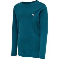 hummel hmlNANETTE Langarmshirt Mädchen blue coral 152
