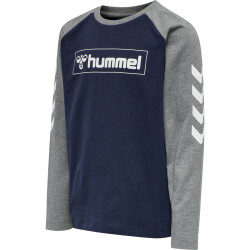 hummel hmlBOX Langarmshirt Kinder black iris 104