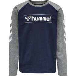 hummel hmlBOX Langarmshirt Kinder black iris 104