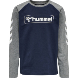 hummel hmlBOX Langarmshirt Kinder black iris 134