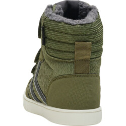 hummel STADIL Superpoly Mid Recycled Winter Sneaker Kinder dark olive 23