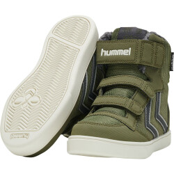 hummel STADIL Superpoly Mid Recycled Winter Sneaker Kinder dark olive 23