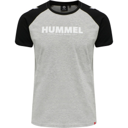 hummel hmlLEGACY Blocked T-Shirt Herren grey melange XXL