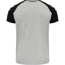 hummel hmlLEGACY Blocked T-Shirt Herren grey melange XXS