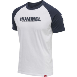 hummel hmlLEGACY Blocked T-Shirt Herren white XXS