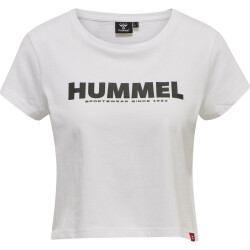 hummel hmlLEGACY Cropped T-Shirt Damen white/black M