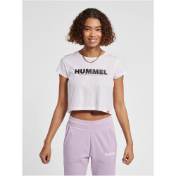 hummel hmlLEGACY Cropped T-Shirt Damen white/black M