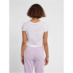 hummel hmlLEGACY Cropped T-Shirt Damen white/black M