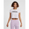 hummel hmlLEGACY Cropped T-Shirt Damen white/black M