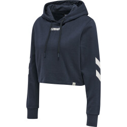 hummel hmlLEGACY Cropped Hoodie Damen blue nights L