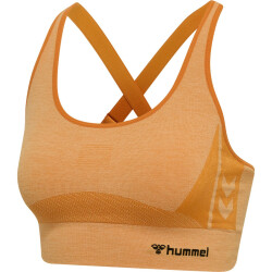 hummel hmlCLEA Seamless Sports Top blazing orange/carrot...