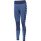 hummel hmlCLEA Seamless Mid-Waist Leggings Damen granada sky/navy peony melange XS