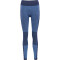 hummel hmlCLEA Seamless Mid-Waist Leggings Damen granada sky/navy peony melange XS