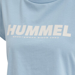 hummel hmlLEGACY Cropped T-Shirt Damen placid blue M